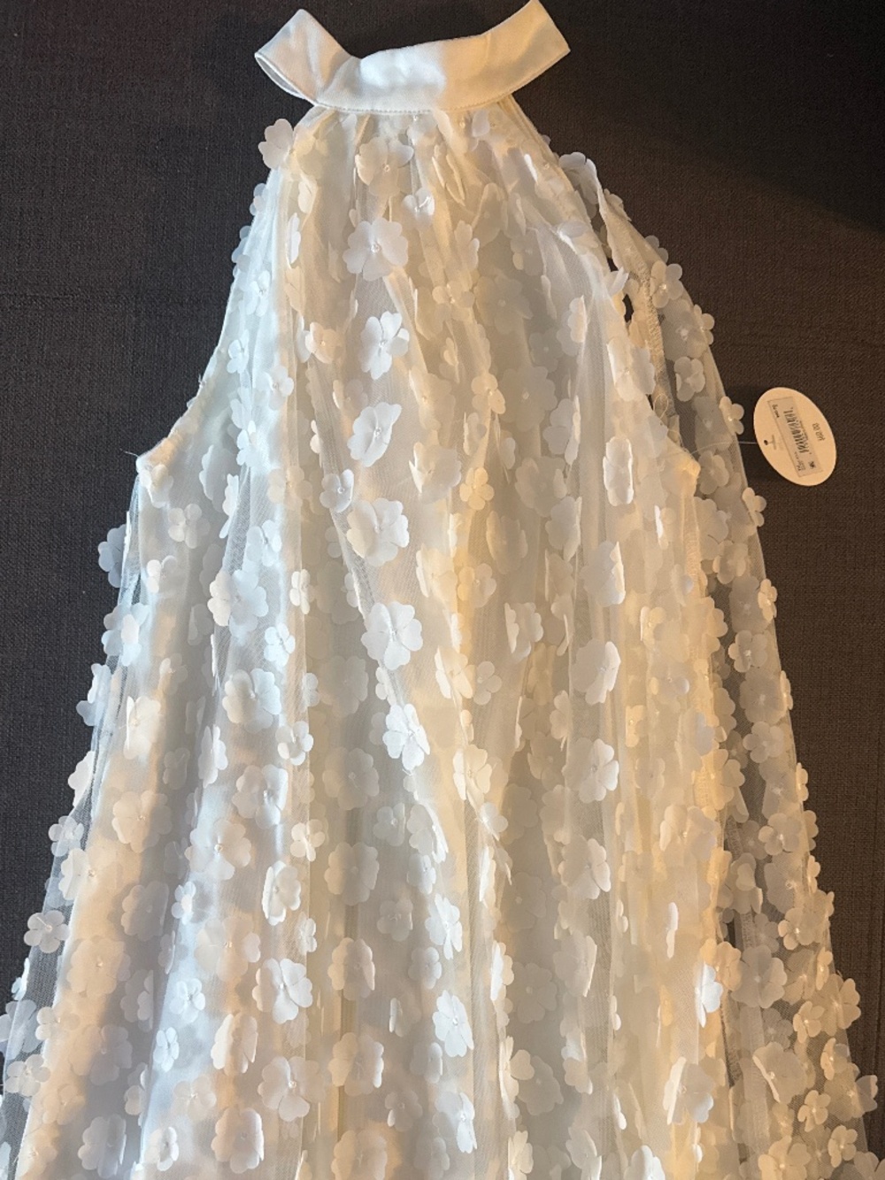 Tullabee White Cream Floral Dress